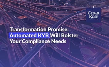 Transformation Promise: Automated KYB Will Bolster Your Compliance Needs